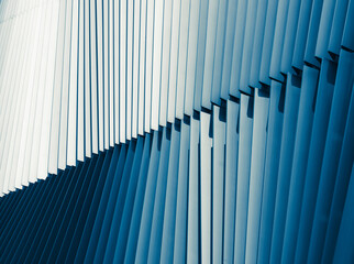 Metal pattern Architecture detail Modern building facade shade lighting