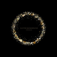 Wall Mural - glitter background, luxury gold stardust light
