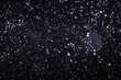 Real falling snow on black background for blending modes in ps. Ver 03 - many snowflakes in blur