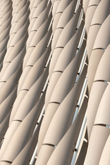 Poster - Exterior of modern architecture. Building abstract background