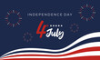 Independence Day Fourth of July Holiday Vector