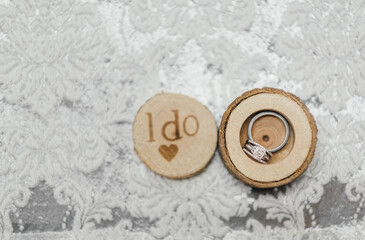 Sticker - Marriage proposal ring in a wooden box