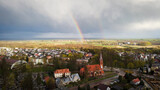 Fototapeta  - rainbow over the river