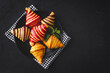© ADDICTIVE STOCK - Appetizing croissants in basket on table
