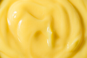 Wall Mural - Homemade Yellow Vanilla Pudding