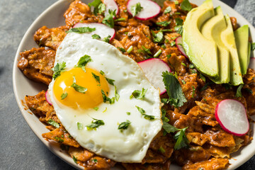 Sticker - Homemade Mexican Chilaquiles for Breakfast