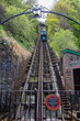 Lynton to Lynmouth cliff railway. Victorian water powered funicular railway built in 1888