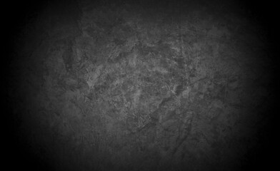 Old wall texture cement dark black gray  background abstract grey color design are light with white gradient background.