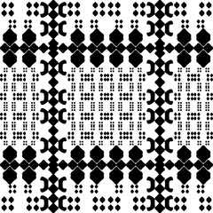 black and white seamless pattern