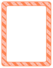 Sticker - Empty diagonal stripes frame banner template