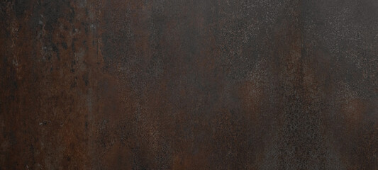 Grunge rusty dark metal stone background texture banner panorama