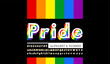 © Pro_Vector - Modern alphabet letters and numbers with Rainbow colors. Rainbow flag colors LGBT font.