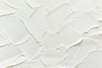 Wall Mural - White cosmetic cream texture. Lotion, moisturizer, skin care, beauty product background.