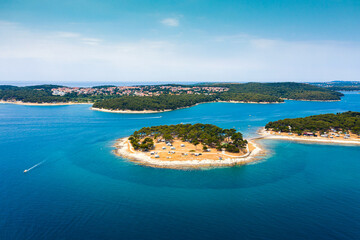 Canvas Print - Istria, Croatia island Adriatic Sea blue water