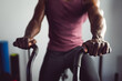 © Wavebreak Media - Midsection of african american man exercising at gym using rowing machine