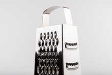 Shiny Stainless Steel Cheese Grater