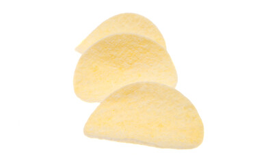 Sticker - potato chips isolated