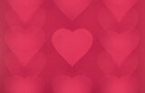 Fototapeta  - Pink Background With Heart Shapes.
