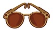 © Sonulkaster - Fashionable sunglasses with plastic frame vector