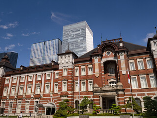 Fototapete - 東京駅　丸の内駅舎