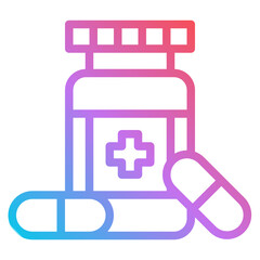 medicine gradient icon