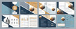 © singora - Corporate business presentation guide brochure template, Annual report, 16 page minimalist flat geometric business brochure design template, A4 size.