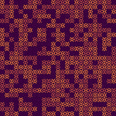 Abstract Geometric Pattern generative computational art illustration