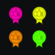 © LIGHTFIELD STUDIOS - Best four color glowing neon vector icon