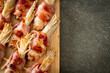 © topntp - Bacon Wrapped Golden Needle Mushroom