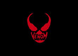 Red venom devil head