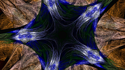Wall Mural - 3d effect - abstract fractal graphic 