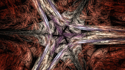 3d effect - abstract fractal graphic 