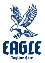 Flying Eagle Mascot Logo