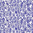 © lilett - Abstract decorative seamless pattern with doodle shapes, modern contemporary artwork, Matisse inspired