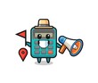© heriyusuf - Character cartoon of calculator as a tour guide