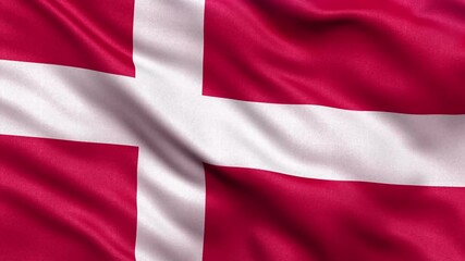 Wall Mural - Denmark Flag Seamless Loop