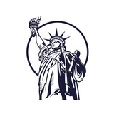 Fototapeta Nowy Jork - statue of liberty vector