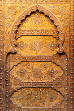 Traditional Patterns On Historical Golden Door
