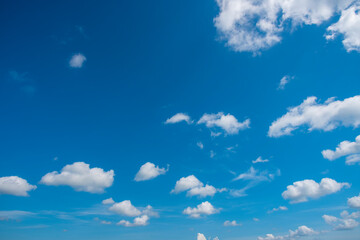 blue sky with clouds