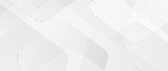 Luxury abstract Banner background vector. Modern geometric shapes an d gold line art wallpaper design for website, prints, cover, backdrop, Wall art and wall decoration. 