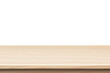 © saranyoo - wood table isolate on white background.