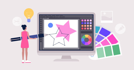 Graphic design concept