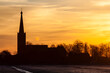 © AGAMI - Church at Stompwijk in winter