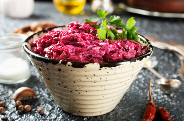 Canvas Print - beet salad