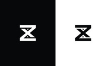 Abstract Creative Minimalist Letter ZX Logo Design