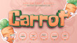 Carrot - edit text effect, font style