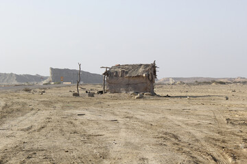 Hingol national park balochistan mountain beach roads animals house 