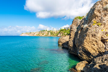 Wall Mural - Coastal view of Antalya City in Turkey