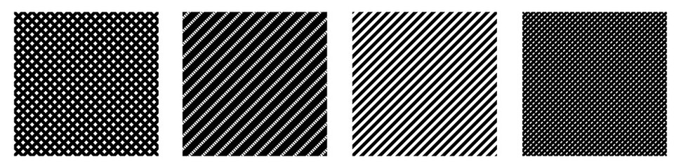 Poster - Abstract lines, grid, mesh stripes seamless, repeatable geometric pattern, texture