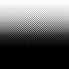 Aufkleber - Horizontally seamlessly repeatable, tileable linear halftone, screentone pattern, texture, background